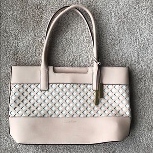 Calvin Klein light pink shoulder bag